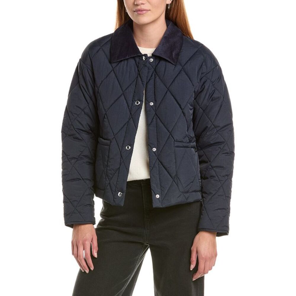 Sam Edelman Womens  Cropped Jacket, Blue